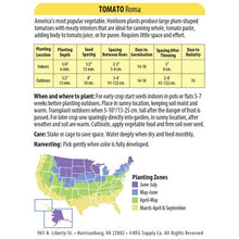 Load image into Gallery viewer, Tomato 'Roma' Seeds