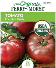 Load image into Gallery viewer, Tomato 'Cherokee Purple' Organic Seeds