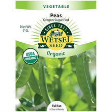 Load image into Gallery viewer, Organic Oregon Sugar Pod Peas Seeds