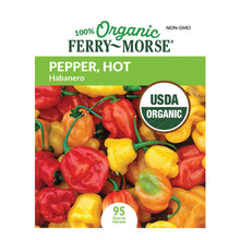 Load image into Gallery viewer, Pepper Habanero Organic Seeds