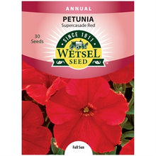 Load image into Gallery viewer, Petunia Supercascade Red Seeds