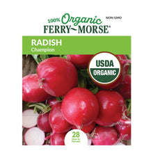 Load image into Gallery viewer, Radish Champion Heirloom Seeds