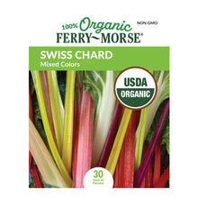 Load image into Gallery viewer, Swiss Chard Mixed Colors Organic Seeds