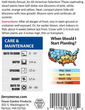 Load image into Gallery viewer, Zinnia Thumbelina Mix Seeds