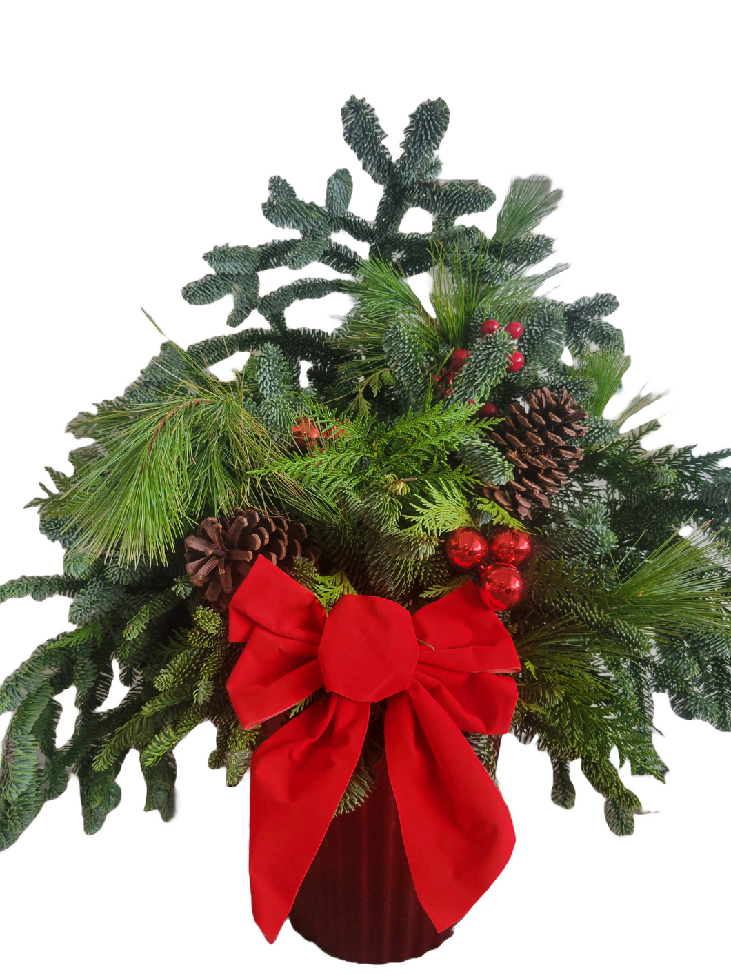 Christmas Holiday Planter