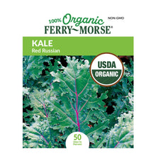 Load image into Gallery viewer, Kale Red Russian Organic Seeds
