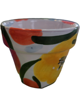 Load image into Gallery viewer, Hand Painted &quot;Mini Madrid Tulip&quot; Ceramic Pots
