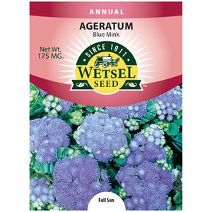 Ageratum 'Blue Mink' Seeds