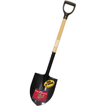 Bully Tools D Grip Round Point Shovel w/ American Ash Handle