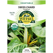 Load image into Gallery viewer, Organic Fordhook Giant Swiss Chard Seeds
