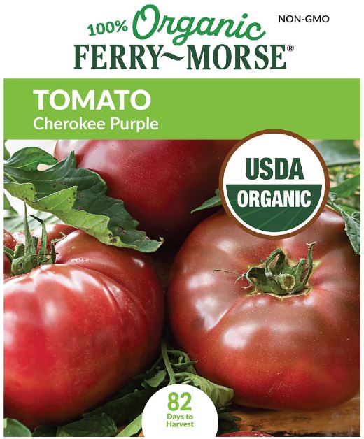 Tomato 'Cherokee Purple' Organic Seeds