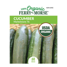 Load image into Gallery viewer, Cucumber, Marketmore Organic Seeds
