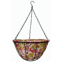 Load image into Gallery viewer, Decorative Hanging Basket with Fabric Coco Liner
