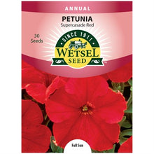 Load image into Gallery viewer, Petunia Supercascade Red Seeds
