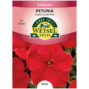 Petunia Supercascade Red Seeds