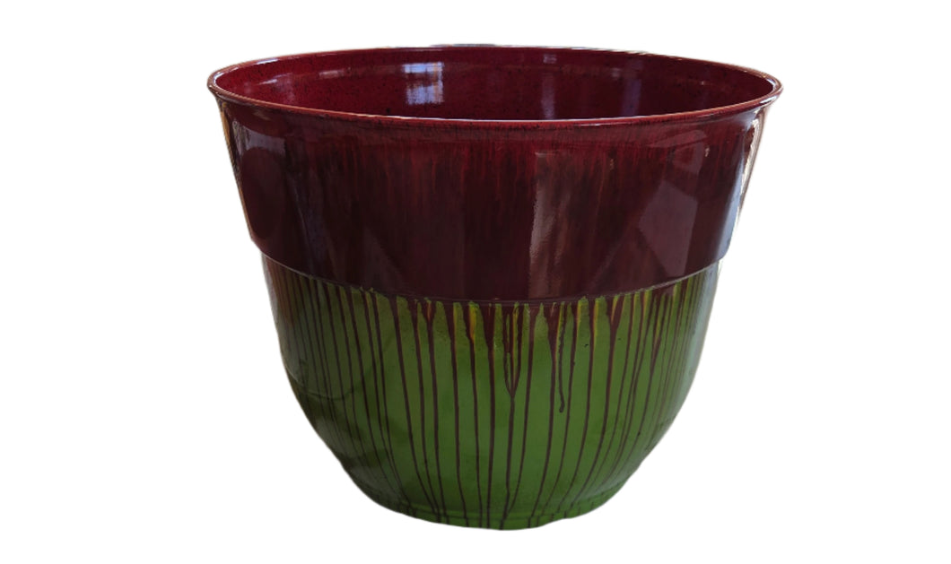 Glazed Drip Planters