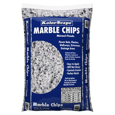 Kolorscape White Marble Chips (0.5 Cubic Feet)