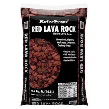 Kolorscape Red Lava Rock (0.5 Cu Ft)