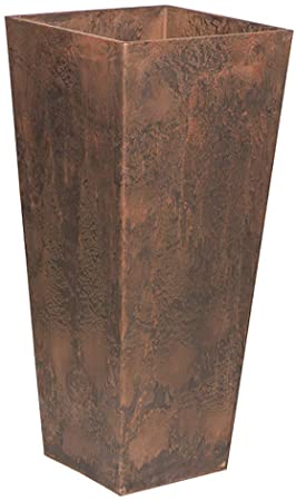 Artstone Unique Water-Minder System Planter (27.4in) brown – Denchfield  Nursery, Inc