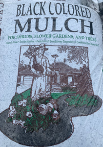 Black Dye Mulch (2 Cubic Foot bag)