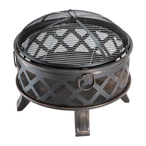 DDI Backyard Expressions Fire Pit With Screen - 26in