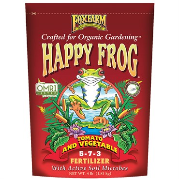 Fox Farm Happy Frog Tomato & Vegetable Fertilizer 5-7-3 (4 lb bag)