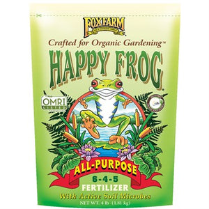 Fox Farm Happy Frog All Purpose Fertilizer 6-4-5 (4 lb bag)