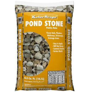 Kolorscape Pond Stone (0.5 Cu Ft)