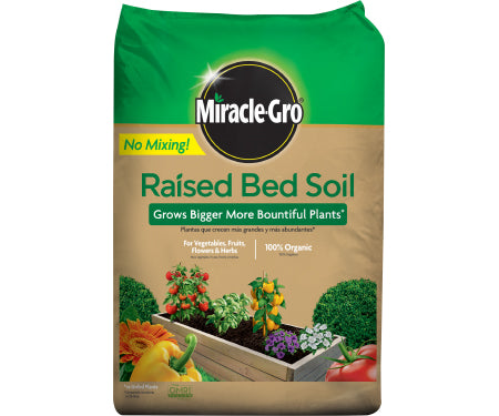 Miracle Gro Organic Raised Bed Soil (1.5 Cubic ft)