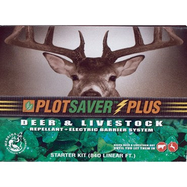 Plotsaver™ Plus Deer & Livestock Electric Barrier System (Starter Kit)