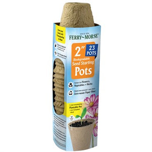 Ferry Morse Fiber Seed Starting Pots - 2.25in Round